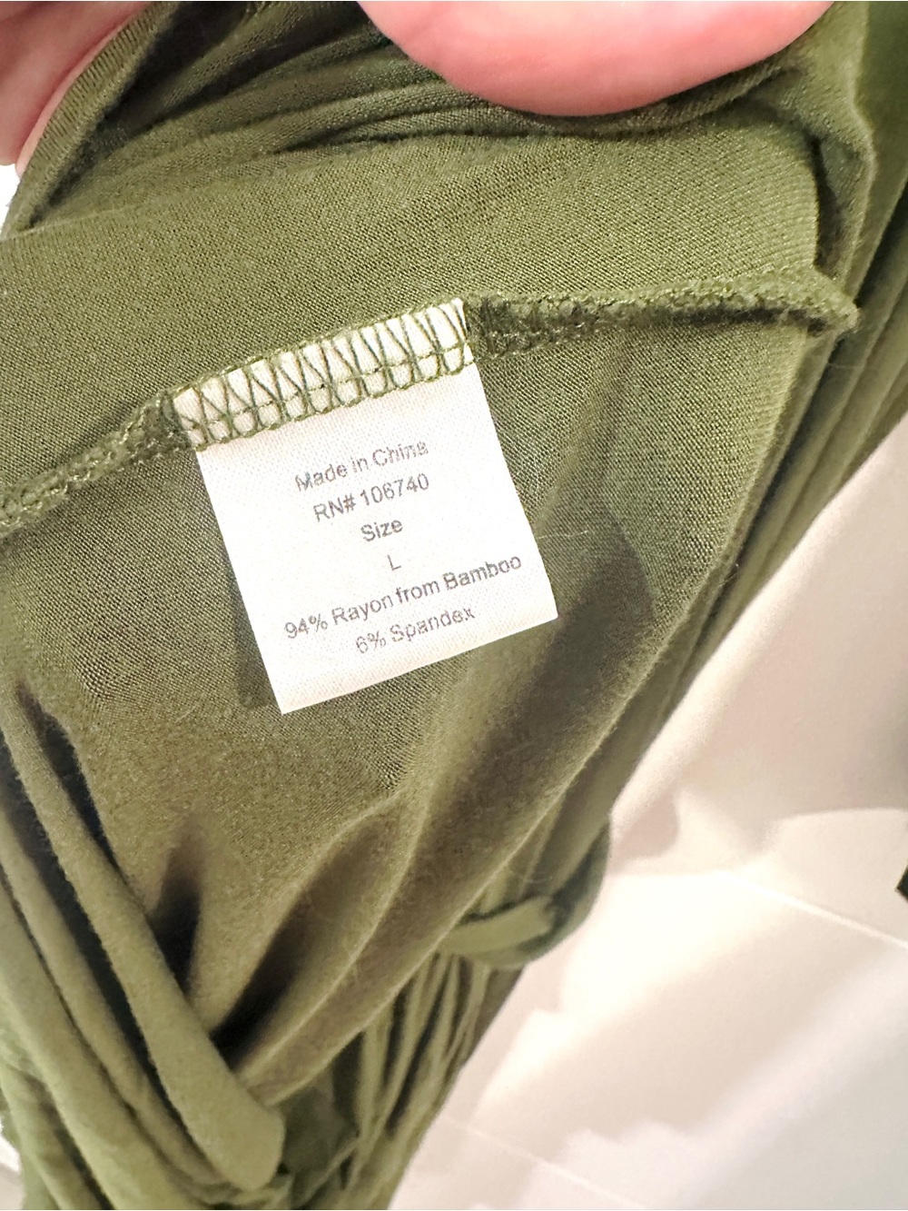 NorthStyle Olive Green Robe - Picture 5 of 6